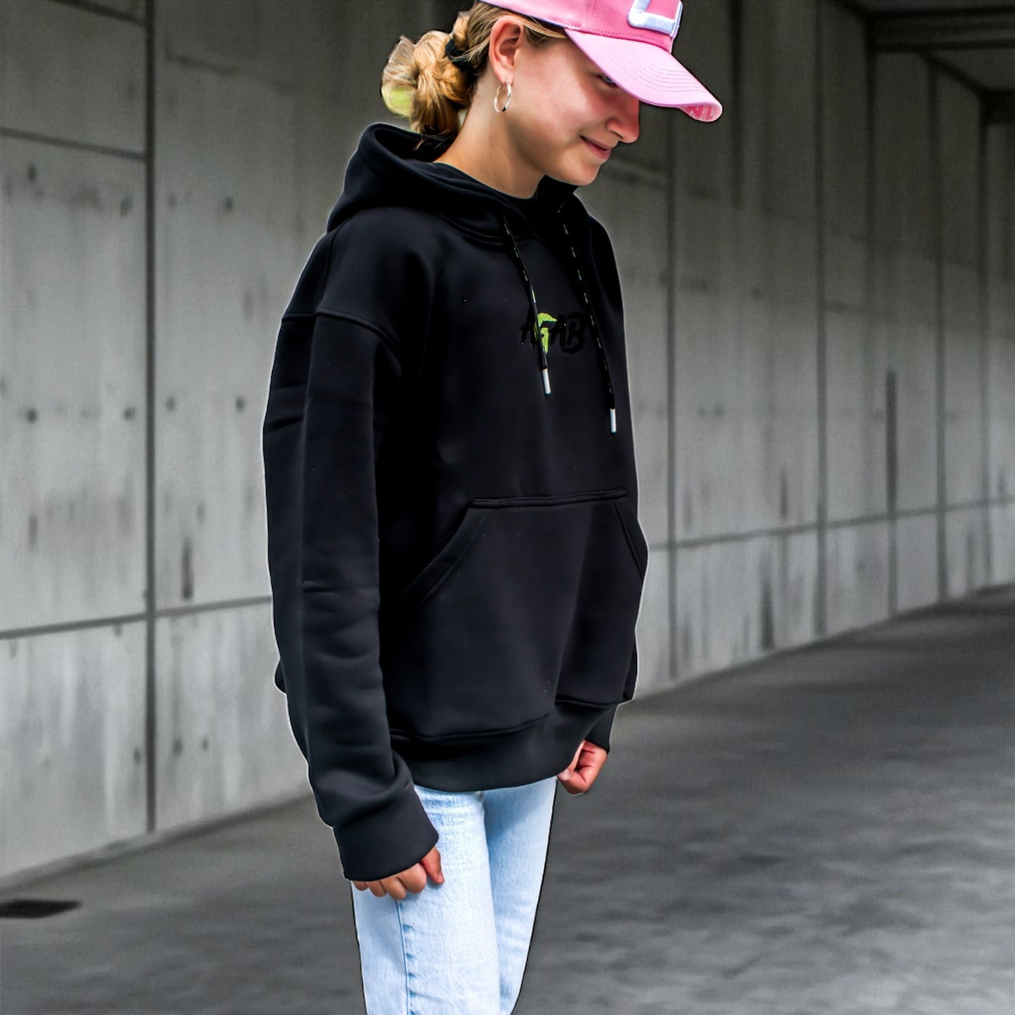 AGAB Heavy Quality Hoodie – schwerer Stoff, Premium Streetwear, Schwarz
